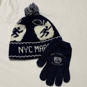 Runners!!! 1980 NYC Marathon hat and gloves